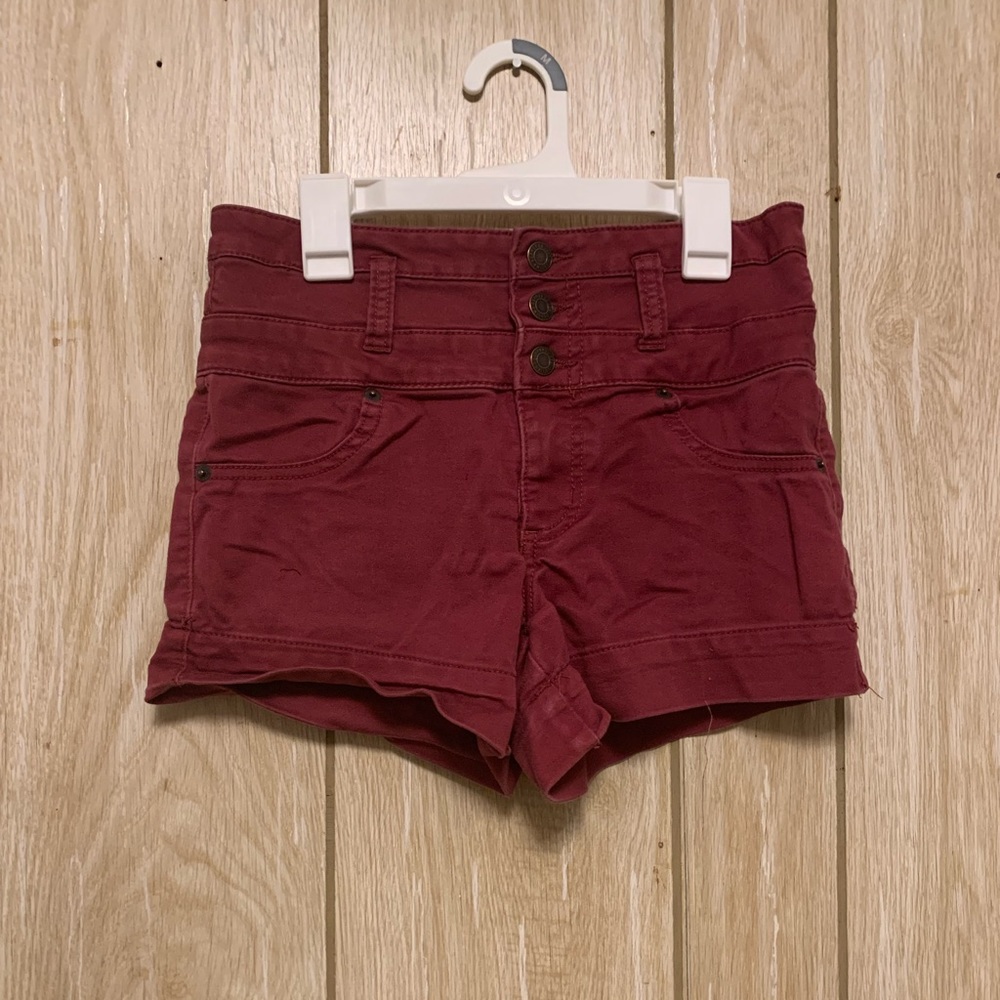 Size small red shorts